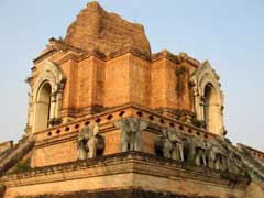  City Pillar and Wat Jediluang 
