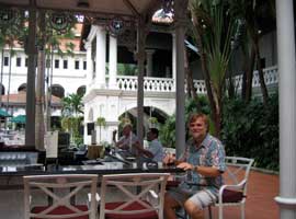  At the Raffles Hotel 