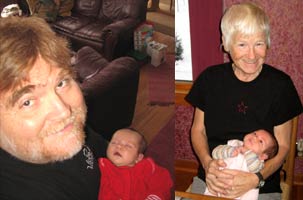  Grandpa and Grandma with Johanna 