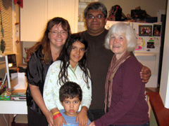 Swami Family and Betty